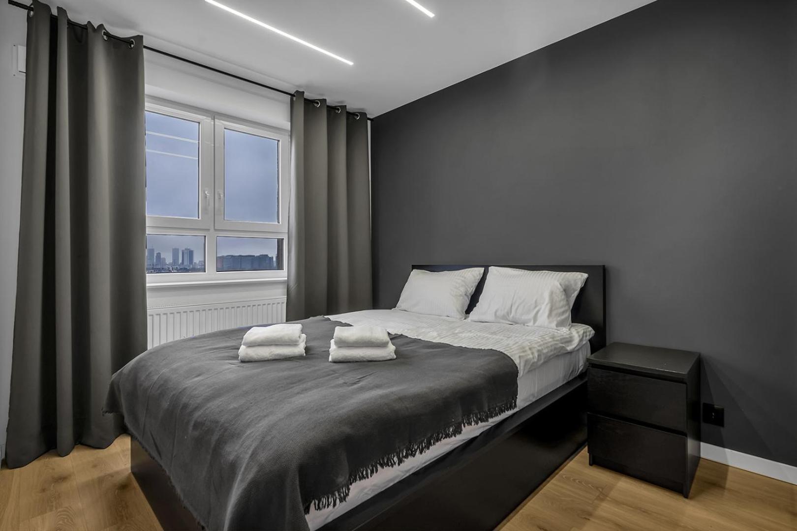 12Th Floor Wola Modern Apartment Warschau Exterior foto